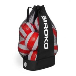 Siatkowa torba na piłki 95L Siroko Ball Bag. Czarne torebki klasyczne damskie SIROKO, bez wzorów, z materiału, bez dodatków. Za 124.00 zł.
