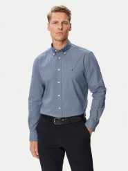 Tommy Hilfiger Koszula MW0MW44580 Niebieski Regular Fit. Niebieskie koszule męskie Tommy Hilfiger, m, bez wzorów, z bawełny, bez kołnierzyka, bez ramiączek. Za 332.99 zł.