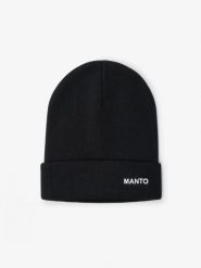 MANTO czapka zimowa BASE. Czarne czapki męskie Manto, na zimę, bez wzorów, z wełny. Za 83.99 zł.