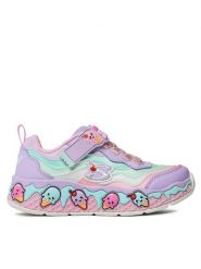 Skechers Sneakersy Sundae Sweeties 303625L Fioletowy. Fioletowe buty sportowe dziewczęce Skechers, bez wzorów, z materiału, bez zapięcia. Za 199.99 zł.