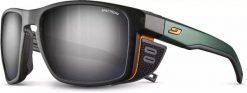 Okulary przeciwsłoneczne górskie JULBO SHIELD zielone | Spectron Cat 4. Brązowe okulary przeciwsłoneczne męskie JULBO, z materiału, prostokątne. Za 319.92 zł.