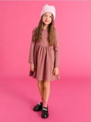 Sukienka - brązowy. Brązowe sukienki dziewczęce Sinsay, bez wzorów, z materiału, bez ramiączek, długie. Za 25.99 zł.