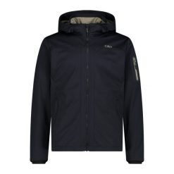 Kurtka turystyczna z kapturem CMP. Brązowe kurtki męskie CMP, bez wzorów, z softshellu, sportowe, z kapturem. W wyprzedaży za 351.15 zł.