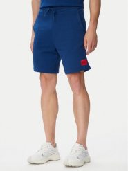 HUGO Szorty sportowe Diz222 50466196 Niebieski jasny Regular Fit. Niebieskie szorty męskie Hugo, bez wzorów, z bawełny, sportowe. Za 349.99 zł.