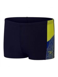 Speedo Kąpielówki "Eco Dive" w kolorze granatowo-niebiesko-zielonym rozmiar: 128. Niebieskie kąpielówki męskie Speedo, bez wzorów, z materiału. Za 64.95 zł.