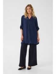 Cream Tunika w kolorze granatowym rozmiar: 36. Niebieskie tuniki damskie Cream, na co dzień, bez wzorów, bez kołnierzyka, bez ramiączek. Za 152.99 zł.