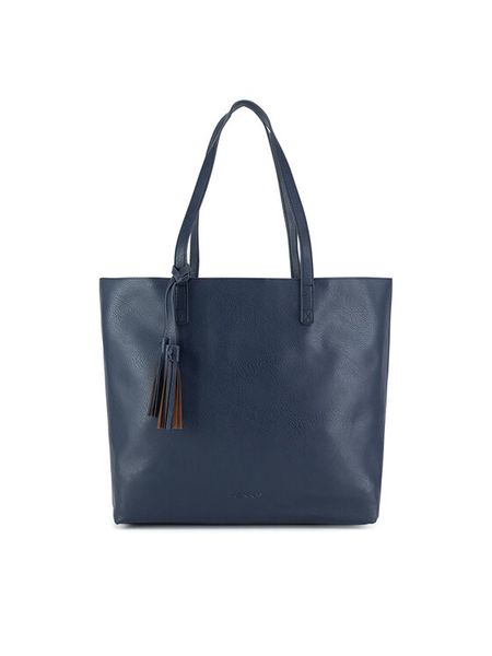 JENNY Torebka JNY-M-009-07 Granatowy. Niebieskie torebki klasyczne damskie Jenny, bez wzorów, z tworzywa sztucznego, bez dodatków. Za 159.99 zł.