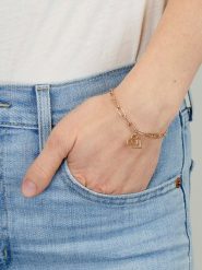 Liebeskind Bransoletka z zawieszką rozmiar: onesize. Czerwone bransoletki damskie Liebeskind, ze stali. Za 147.91 zł.