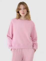 4F Bluza w kolorze jasnoróżowym rozmiar: S. Różowe bluzy bez kaptura damskie 4f, s. Za 70.24 zł.