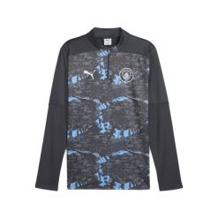 Męska bluza przedmeczowa z zamkiem 1/4 Manchester City PUMA. Szare bluzy bez kaptura męskie Puma, m. W wyprzedaży za 179.00 zł.