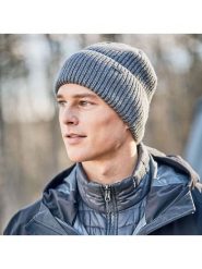 Capo Czapka dzianinowa w kolorze szarym rozmiar: onesize. Szare czapki zimowe damskie Capo, z dzianiny. Za 128.55 zł.