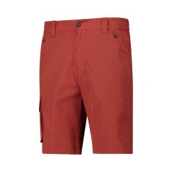 Bermudy rozciągliwe z kieszeniami cargo CMP. Zielone szorty męskie CMP, na lato, bez wzorów, z materiału. Za 149.99 zł.