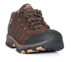 Trespass Scarp - męskie buty trekkingowe Dark Brown. Brązowe buty trekkingowe męskie Trespass, z materiału, bez zapięcia, trekkingowe. Za 271.99 zł.