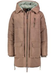 Sublevel Płaszcz zimowy w kolorze karmelowym rozmiar: L. Brązowe płaszcze damskie Sublevel, na zimę, l, bez wzorów, z puchu. Za 95.69 zł.