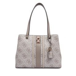 Torebka Guess. Brązowe torebki klasyczne damskie Guess, z aplikacjami, bez dodatków. Za 499.99 zł.