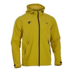 Kurtka wodoodporna z kapturem Joma Explorer. Żółte kurtki męskie Joma, m, bez wzorów, z nylonu, klasyczne, z kapturem. Za 267.00 zł.