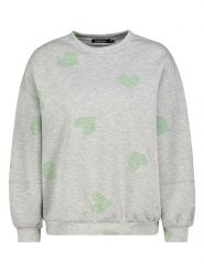 Sublevel Bluza w kolorze szaro-zielonym rozmiar: S/M. Szare bluzy bez kaptura damskie Sublevel, m. Za 118.56 zł.