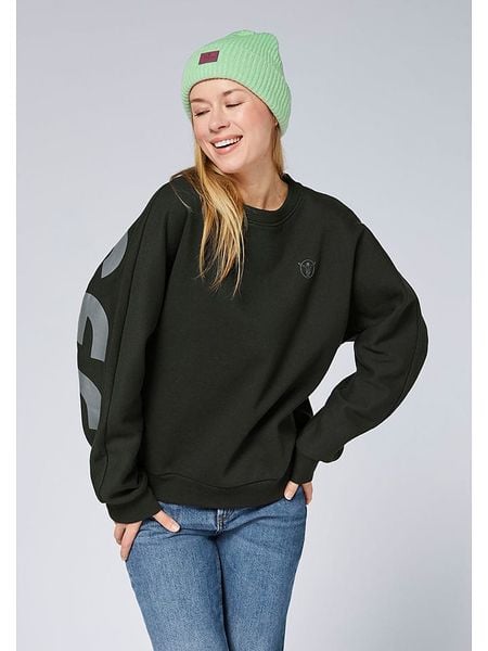 Chiemsee Bluza w kolorze czarnym rozmiar: S. Czarne bluzy bez kaptura damskie Chiemsee, s, z bawełny. Za 139.54 zł.