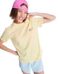 Koszulka z krótkim rękawem dla Kobiety OCEANREGULAR POSTER Żółty. Żółte t-shirty damskie Roxy, l, bez wzorów, z bawełny, bez kołnierzyka. Za 69.99 zł.