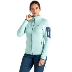 Bluza turystyczna damska Dare2b Torrek Therm. Niebieskie bluzy bez kaptura damskie Dare 2b, z poliesteru. Za 205.70 zł.