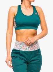 Stanik sportowy Ocun Misty Bra. Zielone biustonosze sportowe damskie Ocun, bez wzorów, z elastanu. Za 114.39 zł.