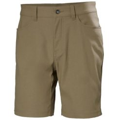 Krótkie spodenki z 5 kieszeniami Helly Hansen Holmen 2.0. Niebieskie szorty męskie Helly Hansen, z elastanu, bez kołnierzyka. Za 386.50 zł.