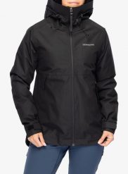 Kurtka ocieplana damska Didriksons Jennie Jacket 2. Czarne kurtki damskie Didriksons, s, bez wzorów, z materiału, bez kaptura. Za 687.49 zł.