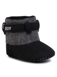 Action Boy Kozaki CM126-0580 Czarny. Czarne buty zimowe chłopięce Action Boy, z materiału, bez zapięcia. Za 26.99 zł.