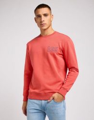 LEE WOBBLY SWS MĘSKA BLUZA NIEROZPINANA LOGO POPPY 112349356 L81M015640. Bluzy bez kaptura męskie Lee, l. Za 159.99 zł.