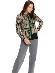 WITT WEIDEN Sweter w kolorze beżowym rozmiar: 44. Brązowe swetry klasyczne damskie WITT WEIDEN, ze splotem, bez kołnierzyka. Za 91.77 zł.