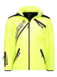 Geographical Norway Kurtka softshellowa "Twopac" w kolorze żółtym rozmiar: S. Żółte kurtki outdoor męskie Geographical Norway, s, bez wzorów, bez kaptura. Za 178.37 zł.