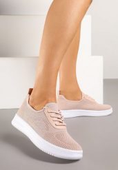 Różowe Buty Sportowe Sneakersy z Siateczkową Cholewką Eradwena. Czerwone buty sportowe na co dzień damskie Born2be, bez wzorów, z jeansu. Za 54.99 zł.