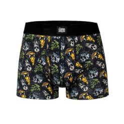 Bokserki American Socks Pizza Surfer. Białe bokserki męskie AMERICAN SOCKS, bez wzorów. Za 101.10 zł.