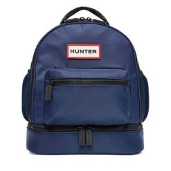 Plecak Hunter. Niebieskie plecaki damskie Hunter, bez wzorów, sportowe. Za 149.99 zł.