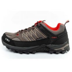 Buty CMP Rigel 3Q54457 09PT szare z membraną. Szare buty trekkingowe męskie na zimę, ze skóry, bez zapięcia. Za 572.54 zł.