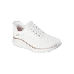 Buty SKECHERS BOBS SQUAD CHAOS Biały. Białe obuwie do biegania damskie Skechers, Skechers Sport. Za 314.99 zł.