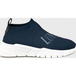 Love Moschino - Buty. Niebieskie buty sportowe na co dzień damskie Love Moschino, bez wzorów, z materiału. W wyprzedaży za 579.90 zł.