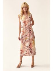 TATUUM Sukienka w kolorze jasnoróżowym rozmiar: 36. Różowe sukienki damskie Tatuum, bez wzorów, bez kołnierzyka, bez ramiączek, maxi. Za 157.73 zł.