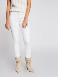 Morgan Jeansy 211-PETRA1 Biały Skinny Fit. Białe jeansy damskie Morgan. Za 129.99 zł.