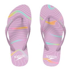 Klapki basenowe damskie Speedo Flip Flop Af. Fioletowe klapki damskie Speedo, bez wzorów, bez obcasa. Za 69.99 zł.