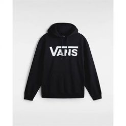 Bluza sportowa męska Vans VN000HNXBLK1. Czarne bluzy sportowe męskie Vans, bez wzorów, sportowe, bez kołnierzyka, bez ramiączek. Za 422.00 zł.