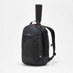 Plecak tenisowy Artengo M Team 24 L. Czarne plecaki damskie ARTENGO, bez wzorów, z materiału. Za 169.99 zł.