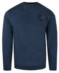 Miękka i Wygodna Męska Bluza - Pako Jeans - Granatowa. Niebieskie bluzy bez kaptura męskie Pako Jeans, m, z bawełny. Za 129.00 zł.