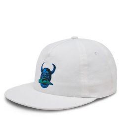 Czapka z daszkiem Quiksilver. Białe czapki męskie Quiksilver, bez wzorów. Za 89.99 zł.