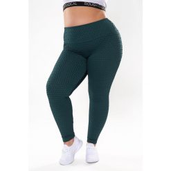 Legginsy antycellulitowe fitness damskie Rough Radical Impulse Plus size. Zielone legginsy damskie ROUGH RADICAL, plus size, bez wzorów. Za 169.99 zł.