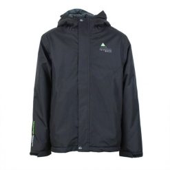 Kurtka wodoodporna Peak Mountain Cajik. Szare kurtki męskie Peak Mountain, l, bez wzorów, z materiału, eleganckie, bez kaptura. Za 320.85 zł.