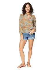 Ipanima Bluzka ze wzorem rozmiar: 34/36. Bluzki damskie Ipanima, bez wzorów, bez kołnierzyka, bez ramiączek. Za 65.99 zł.