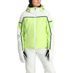 Kurtka narciarska damska Spyder Poise. Białe kurtki narciarskie i snowboardowe damskie Spyder, xs, bez wzorów, bez kaptura, narciarskie. Za 2,499.00 zł.