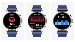 Smartwatch zegarek sportowy IMIKI Holo Ultra Blue. Niebieskie, cyfrowe zegarki damskie IMIKI. Za 329.00 zł.