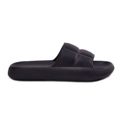 Piankowe Klapki Damskie LEE Maya Slider Women Low 50251016 Czarne. Czarne klapki damskie bez wzorów, bez obcasa. Za 163.66 zł.